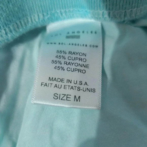 Sol Angeles Anthropologie Ombre Joggers Women's Medium Blue White Pockets - Picture 6 of 6